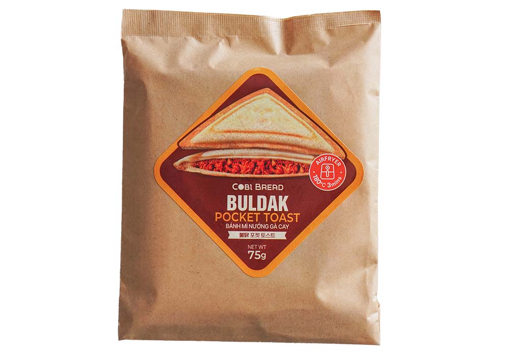 Bánh mì Nướng Nhân Ức Gà Xào Cay - Hình ảnh 2